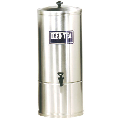 S Series Stainless Steel Iced Tea Dispenser. 10 gallon capacity, 9 faucet clearance. 446500L - www.yourespressomachines.com